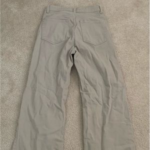 Khaki baggy pants